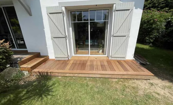 Chantier Anglet 64 - Construction de terrasses, Orthez, NR Construction Bois