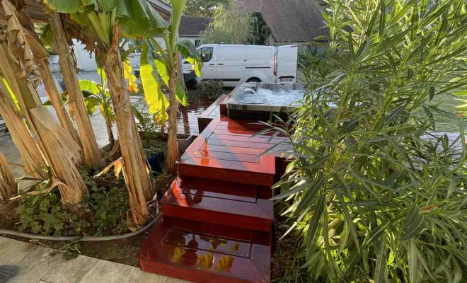 Chantier Arthez de Bearn 64 - Construction de terrasses, Orthez, NR Construction Bois