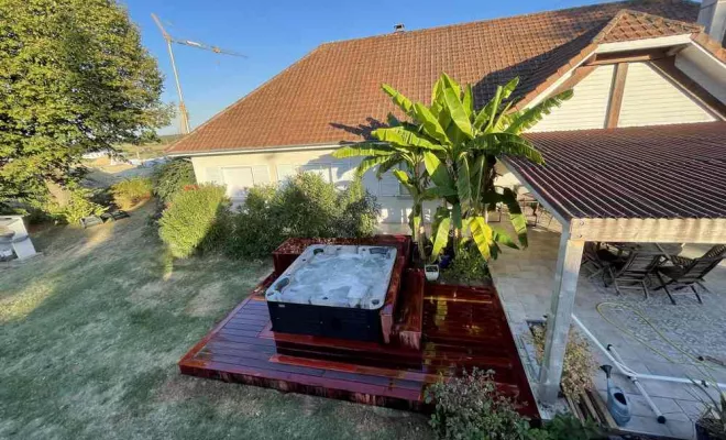 Chantier Arthez de Bearn 64 - Construction de terrasses, Orthez, NR Construction Bois