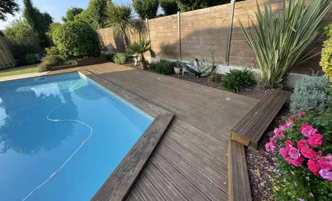 Chantier Dax 40 - Construction de terrasses, Orthez, NR Construction Bois