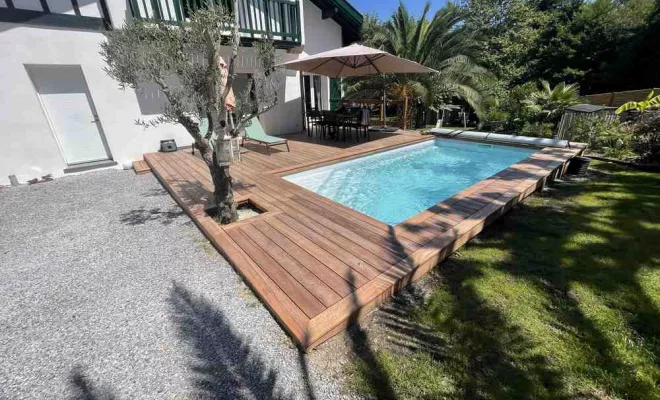 Chantier Urrugne 64  - Construction de terrasses, Orthez, NR Construction Bois