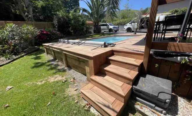 Chantier Urrugne 64  - Construction de terrasses, Orthez, NR Construction Bois