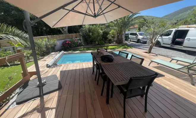 Chantier Urrugne 64  - Construction de terrasses, Orthez, NR Construction Bois