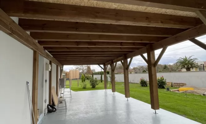 Chantier Dax 40 - Aménagement extérieur, Orthez, NR Construction Bois