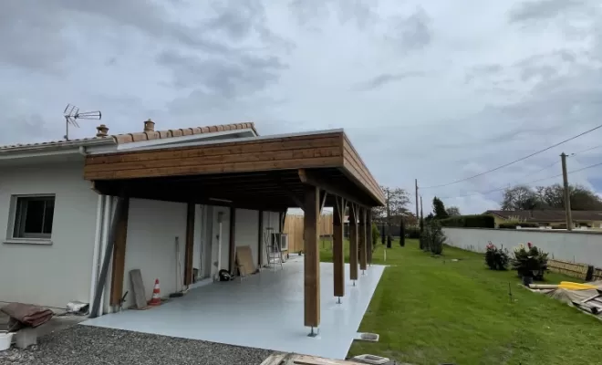 Chantier Dax 40 - Aménagement extérieur, Orthez, NR Construction Bois