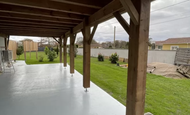 Chantier Dax 40 - Aménagement extérieur, Orthez, NR Construction Bois