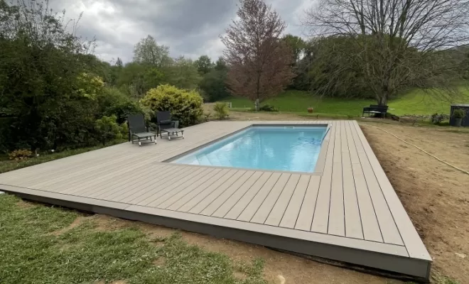 Terrasse en Composite à Saint Jean Pied de Port, Orthez, NR Construction Bois