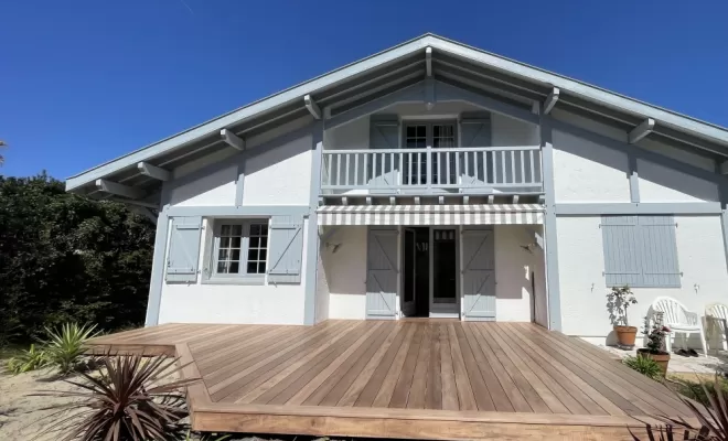 Chantier Labenne 40 - Construction de terrasse , Orthez, NR Construction Bois