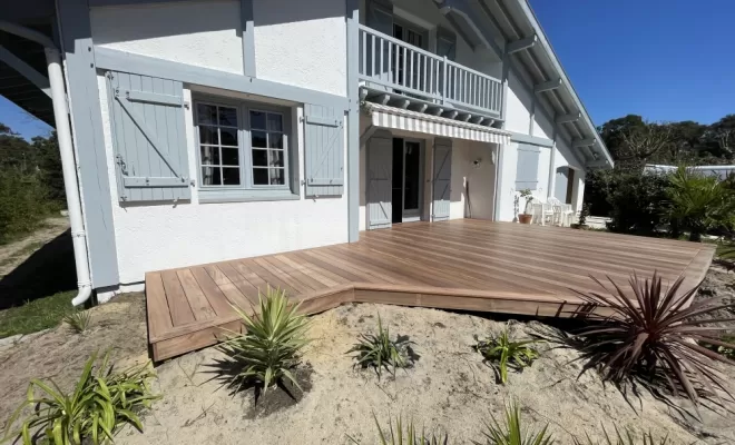 Chantier Labenne 40 - Construction de terrasse , Orthez, NR Construction Bois
