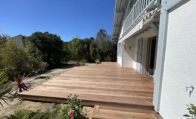 Chantier Labenne 40 - Construction de terrasse , Orthez, NR Construction Bois