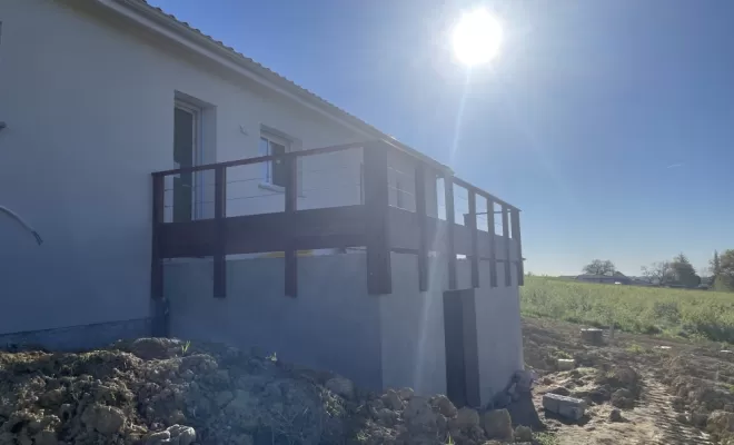 Chantier Orthez 64 - Construction gardé corp, Orthez, NR Construction Bois