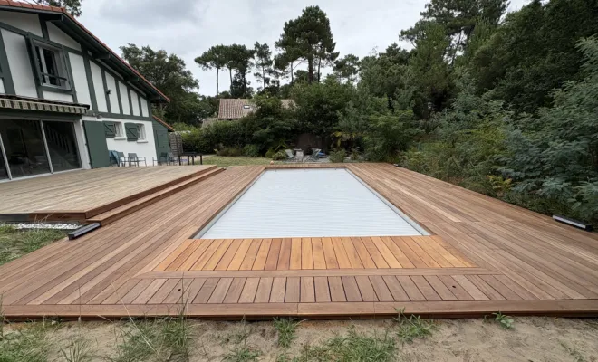 Chantier Capbreton 40 - Construction de terrasses, Orthez, NR Construction Bois