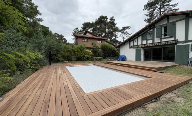 Chantier Capbreton 40 - Construction de terrasses, Orthez, NR Construction Bois