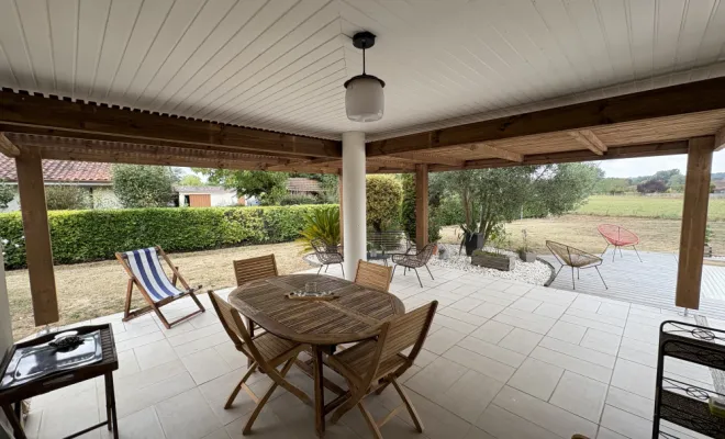 Chantier Orthez 64 - Aménagement extérieur , Orthez, NR Construction Bois