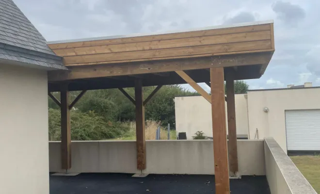 Chantier Brest 29 - Aménagement extérieur , Orthez, NR Construction Bois