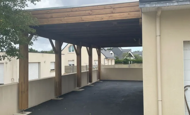 Chantier Brest 29 - Aménagement extérieur , Orthez, NR Construction Bois