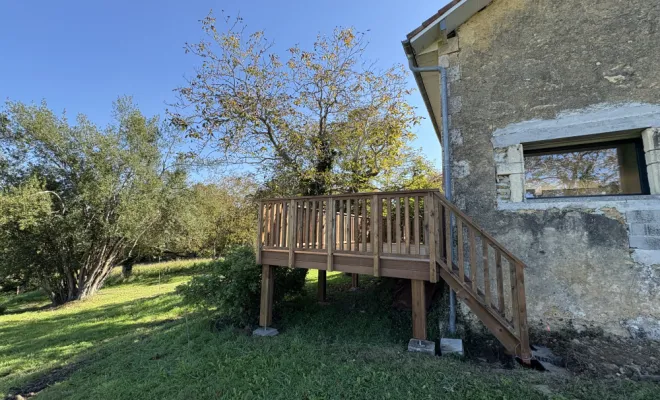 Chantier Hagetmau 40 - Construction de terrasse bois, Orthez, NR Construction Bois