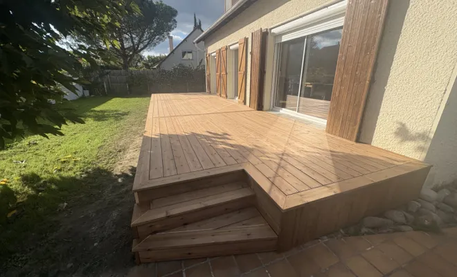 Chantier Pau 64 - Construction de terrasses, Orthez, NR Construction Bois