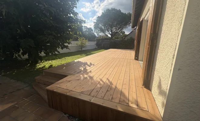 Chantier Pau 64 - Construction de terrasses, Orthez, NR Construction Bois