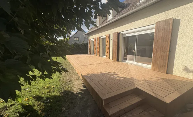 Chantier Pau 64 - Construction de terrasses, Orthez, NR Construction Bois