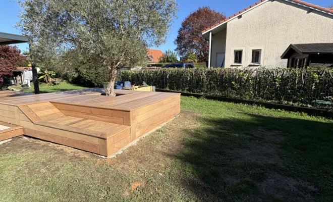 Chantier Pau 64 - Construction de terrasse bois, Orthez, NR Construction Bois