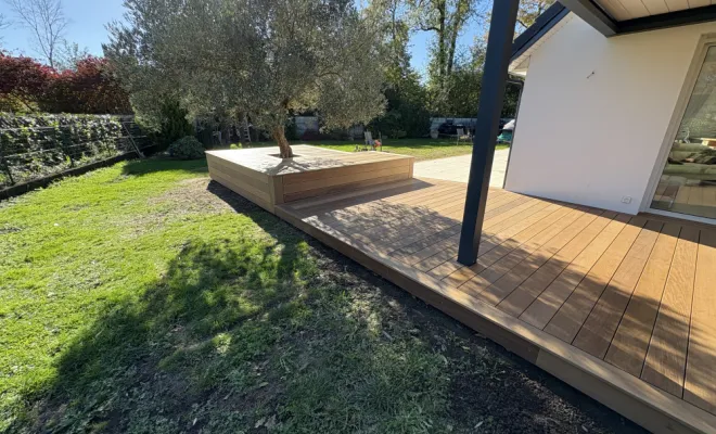 Chantier Pau 64 - Construction de terrasse bois, Orthez, NR Construction Bois