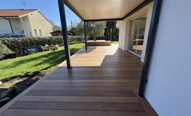 Chantier Pau 64 - Construction de terrasse bois, Orthez, NR Construction Bois