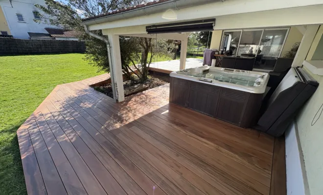 Chantier Oloron 64 - Construction d’une terrasse bois, Orthez, NR Construction Bois