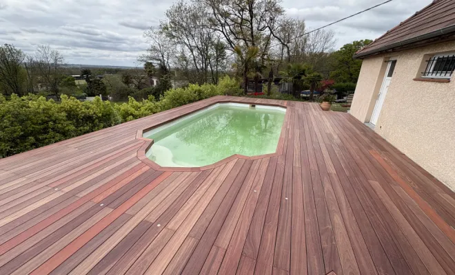 Chantier Artix 64 - Construction d’une terrasse bois, Orthez, NR Construction Bois
