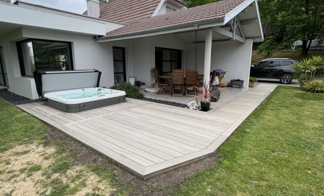 Chantier Lescar 64 - Construction de terrasse bois, Orthez, NR Construction Bois